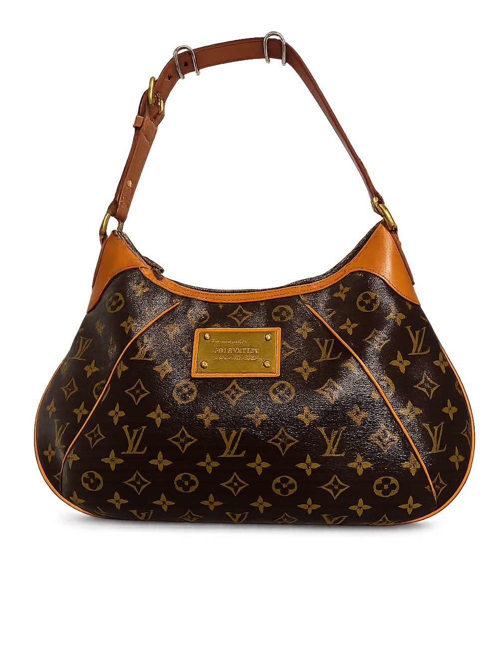 Louis Vuitton Womens Monogram Canvas Thames GM Shoulder Bag M56383